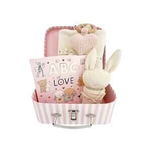 THE BLUEBERRY HILL Heart I Love You Baby Gift Set Paperboard Suitcase Medium